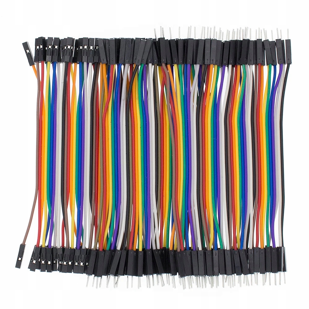 Przewody arduino 40 sztuk 20cm męsko-męskie, M-M płytki stykowe — zdjęcie produktu