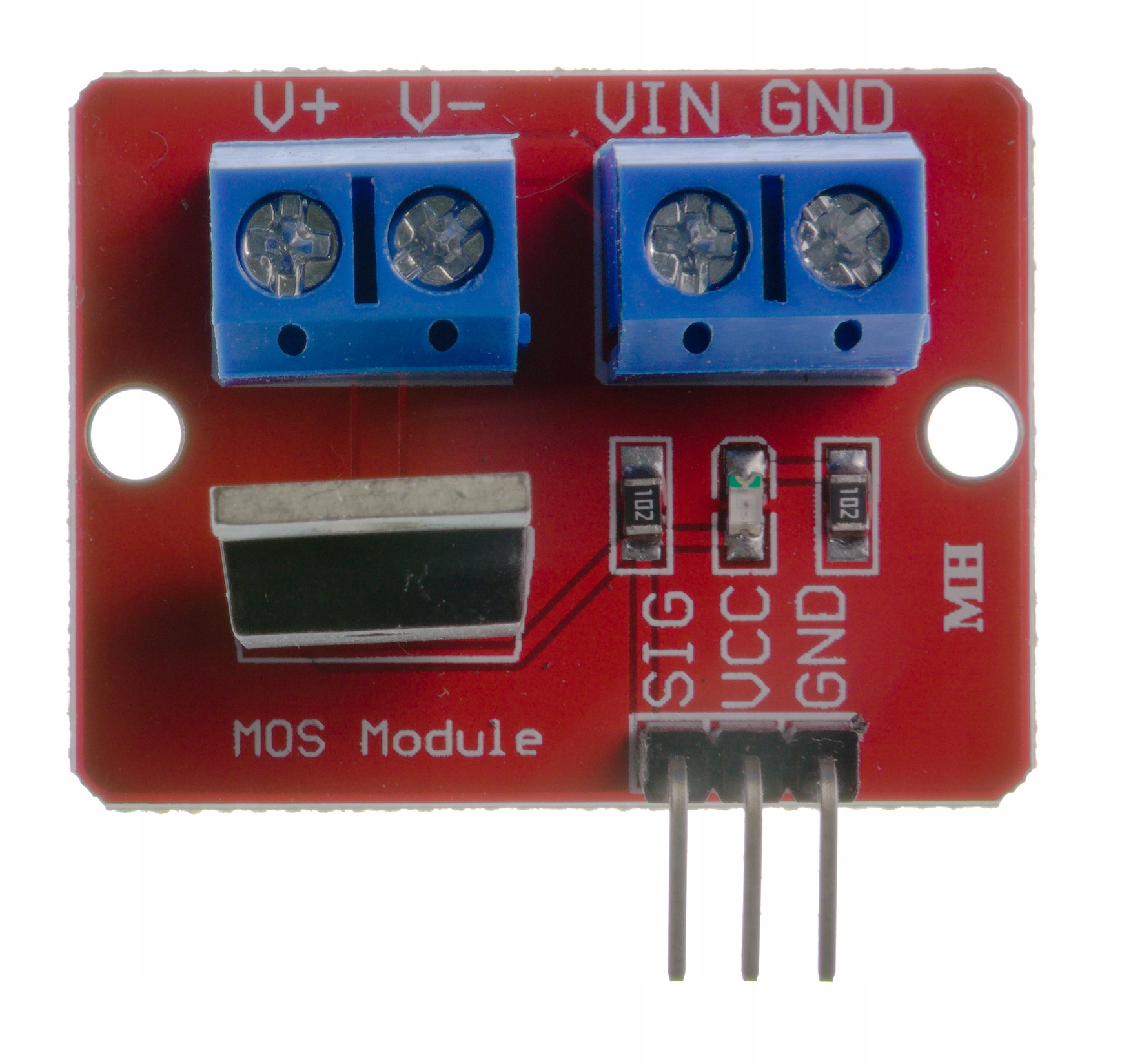 IMZ Moduł MOSFET IRF520 PWM zamiast przekaźnika dla ESP32 Arduino Raspberry — zdjęcie produktu
