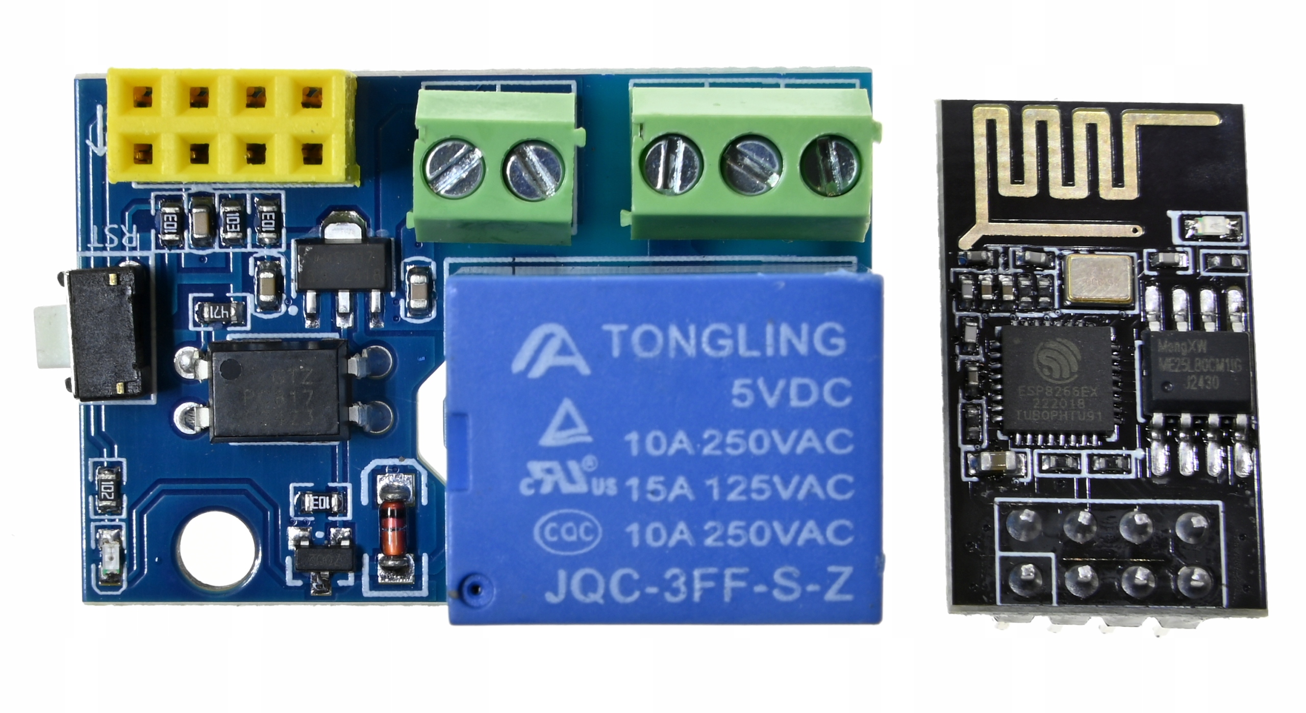 IMZ Moduł przekaźnika WiFi ESP8266 230V 10A ESP-01S — zdjęcie produktu