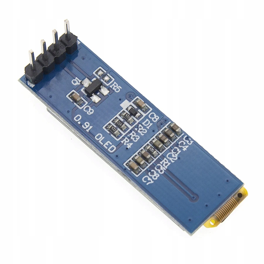 Wyświetlacz OLED 0,91 I2C 3-5V SSD1306 Biały — zdjęcie produktu