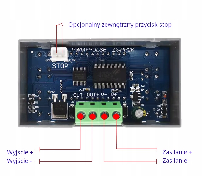 IMZ Sterownik PWM 150W Regulator silnika, LED, wtryskiwacze ZK-PP2K — zdjęcie produktu