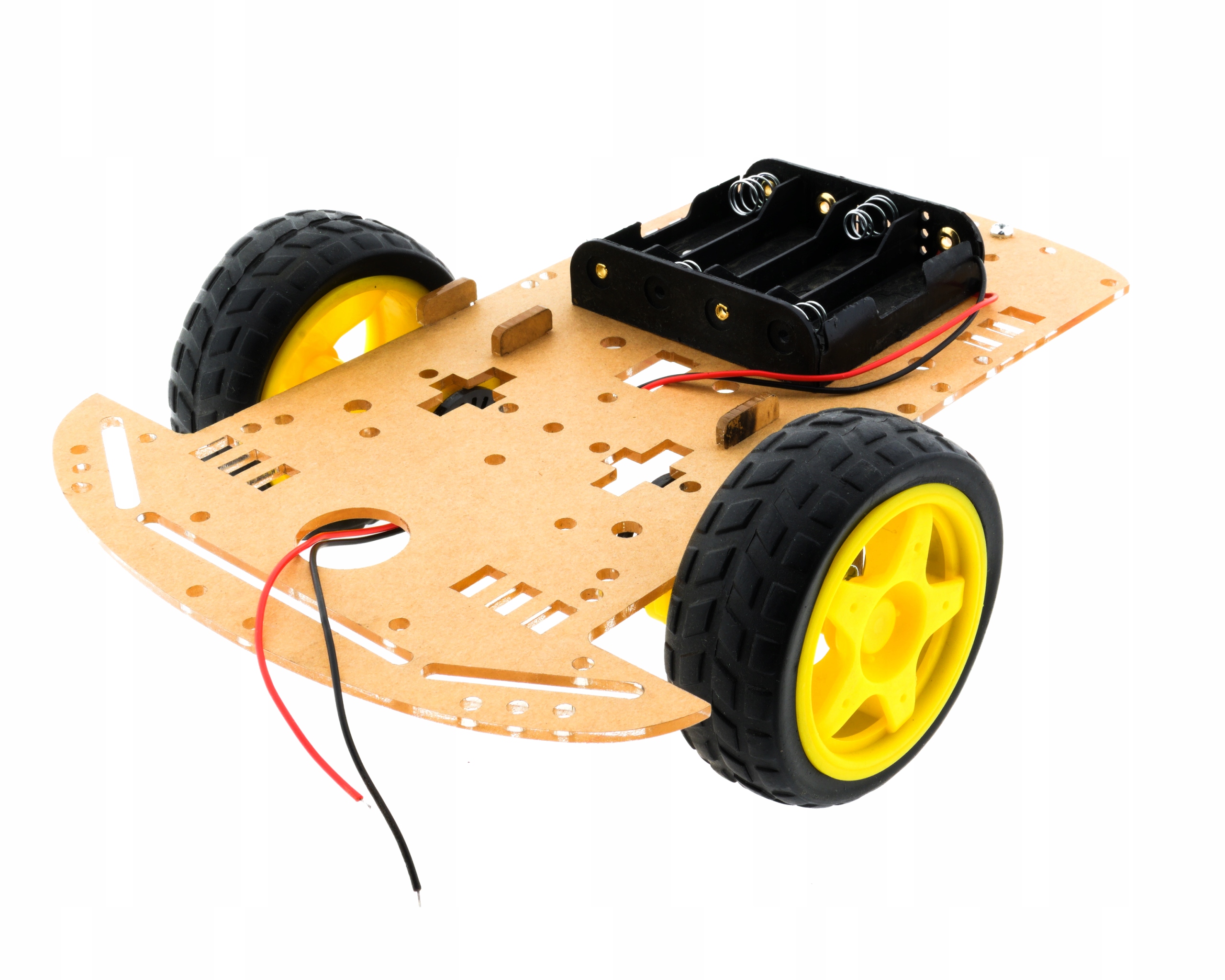 IMZ STEM Lab: Podwozie robota 2WD z enkoderami, silniki TT, koła 65 mm, koszyk 4xAA — zdjęcie produktu