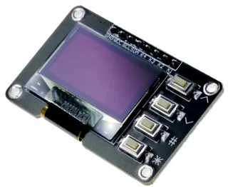IMZ Wyśietlacz panel OLED 0.96" SSD1306 I2C z 4 przyciskami BLUE
