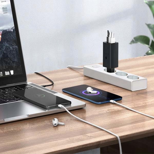 Litte Ładowarka sieciowa USB+2XTYP-C 65W (45) PD PPS Czarny EP-T6530 — zdjęcie produktu