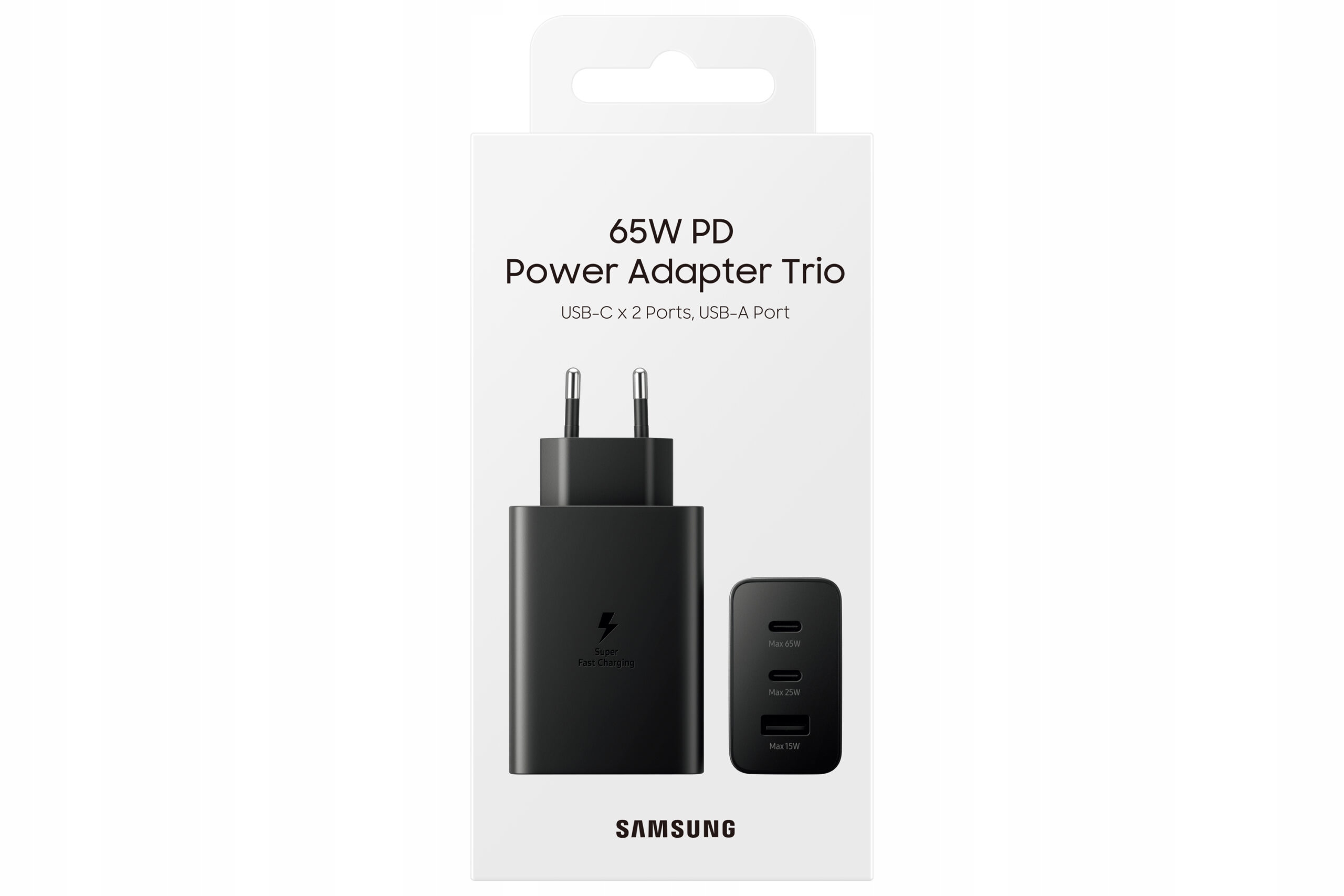 Litte Ładowarka sieciowa USB+2XTYP-C 65W (45) PD PPS Czarny EP-T6530 — zdjęcie produktu