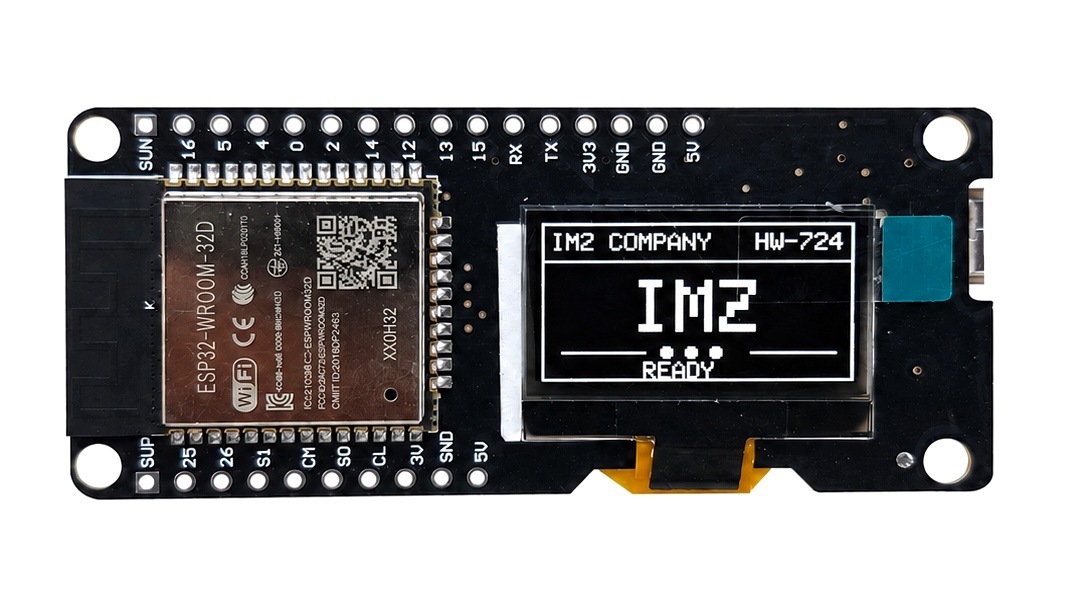 IMZ Płytka deweloperska ESP32 OLED 0.96" Biały