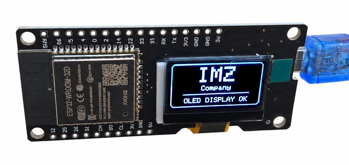 IMZ Płytka deweloperska ESP32 OLED 0.96" Biały — zdjęcie produktu