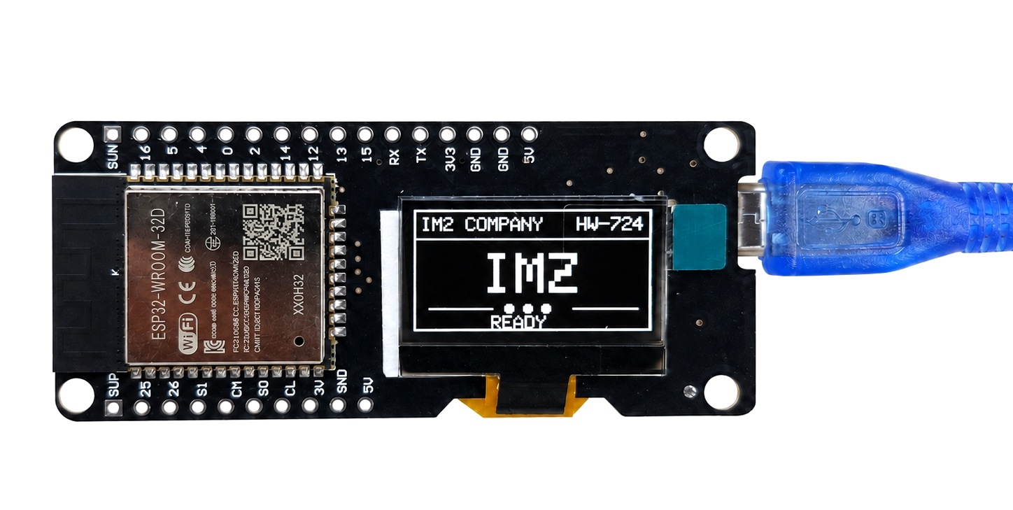 IMZ Płytka deweloperska ESP32 OLED 0.96" Biały — zdjęcie produktu