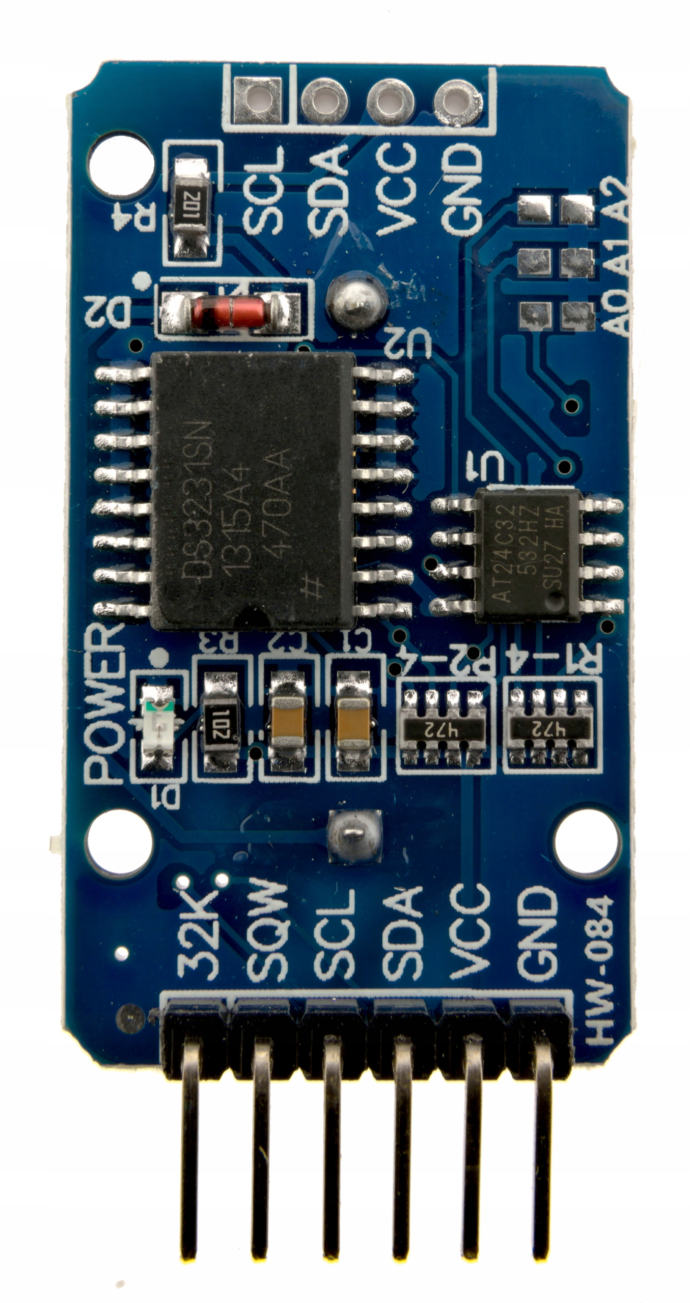 IMZ Moduł RTC DS3231 I2C – zegar czasu rzeczywistego, precyzyjny (bez baterii) — zdjęcie produktu