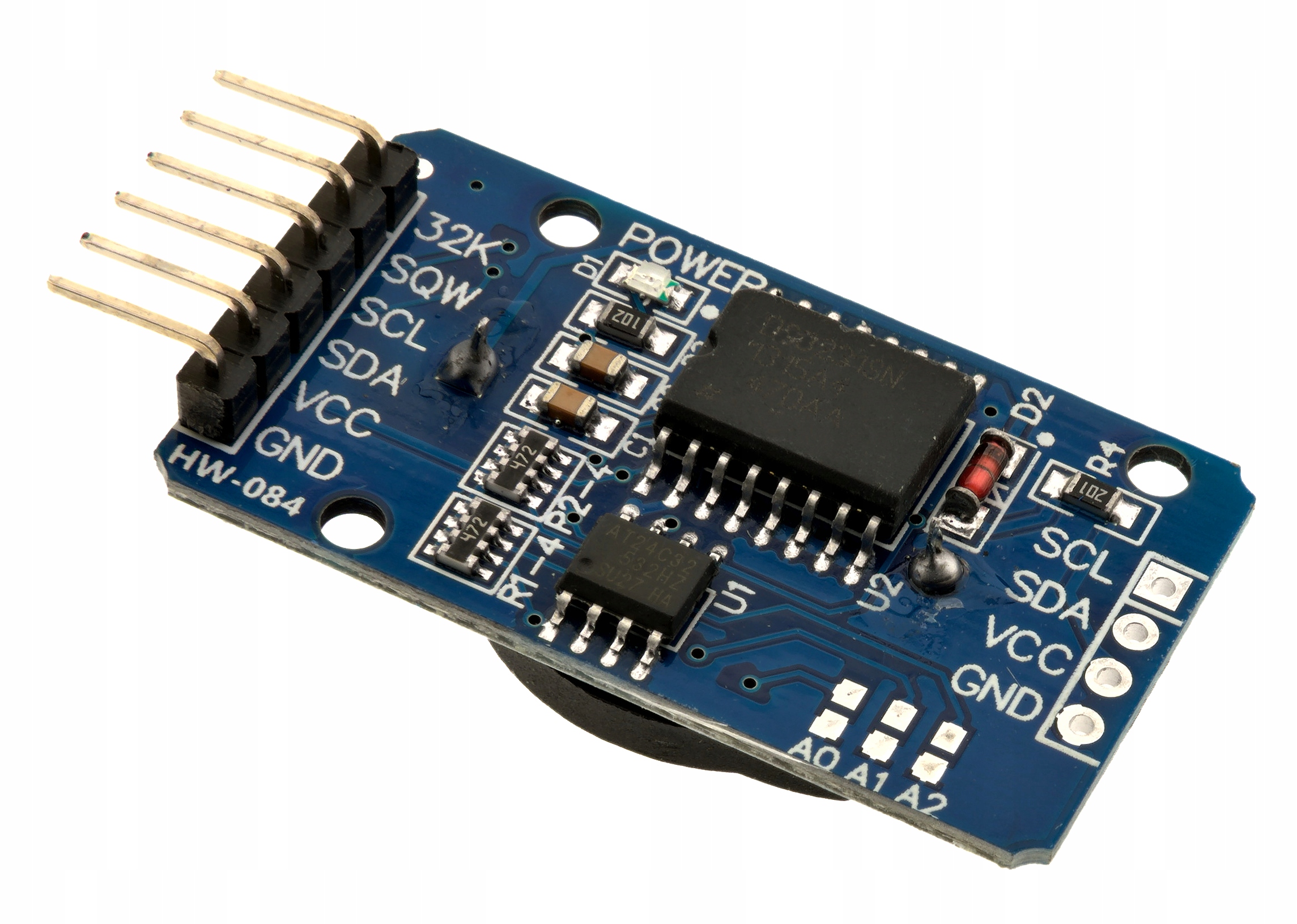 IMZ Moduł RTC DS3231 I2C – zegar czasu rzeczywistego, precyzyjny (bez baterii) — zdjęcie produktu