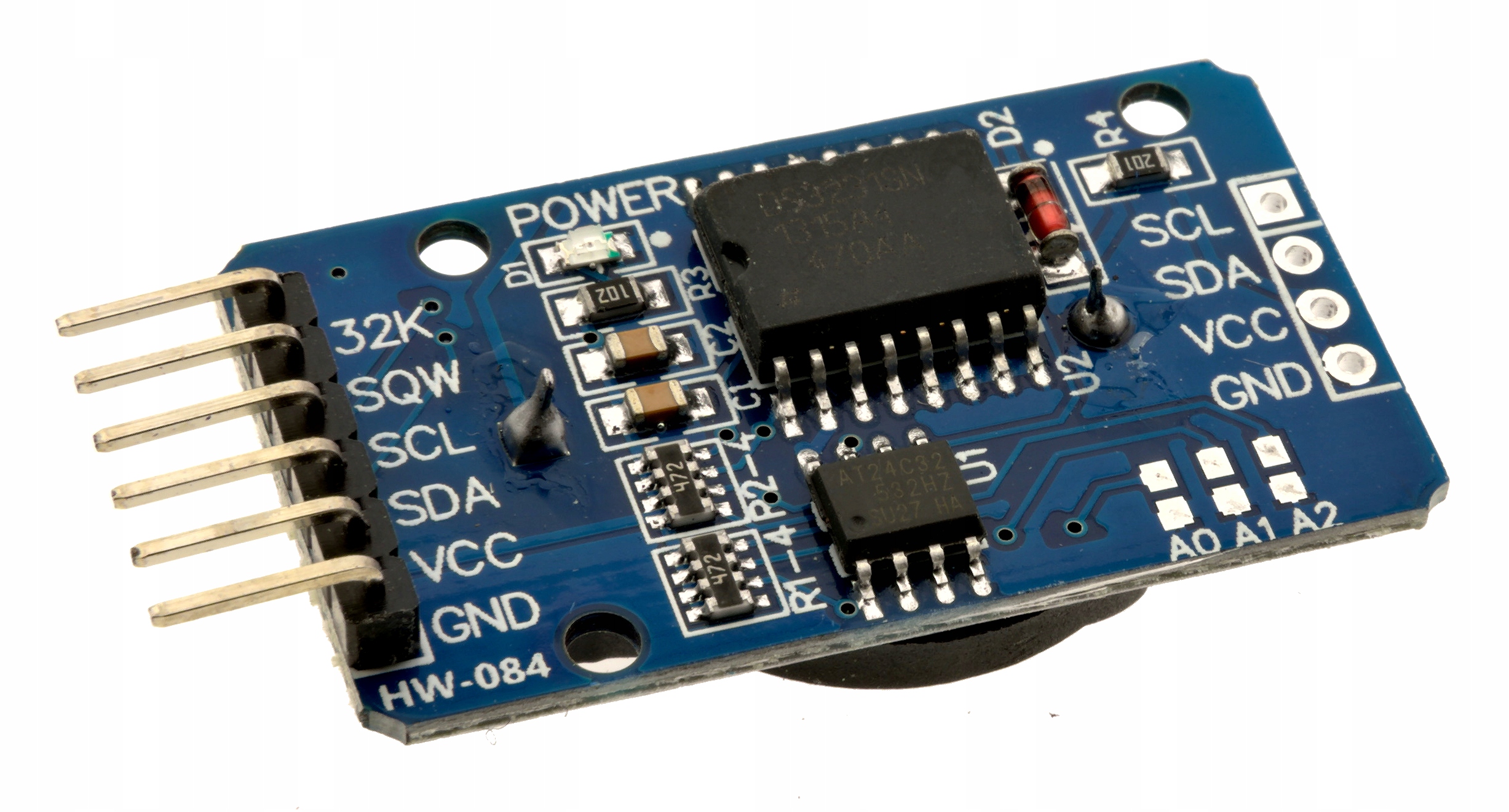IMZ Moduł RTC DS3231 I2C – zegar czasu rzeczywistego, precyzyjny (bez baterii) — zdjęcie produktu