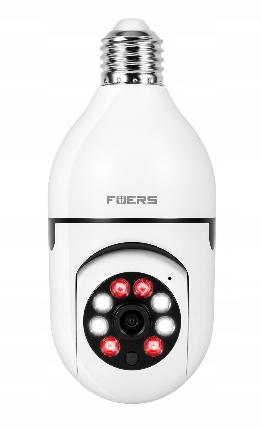 Fuers Kamera IP WiFi E27 2MP Full HD PTZ 2.4GHz