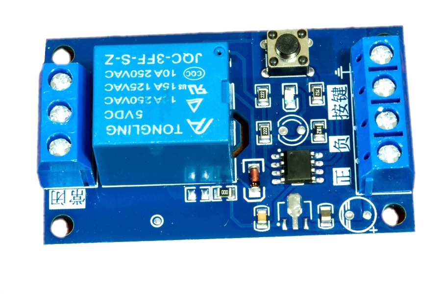 IMZ Moduł przekaźnika bistabilnego 5 V z przyciskiem i wejściem Trigger — zdjęcie produktu
