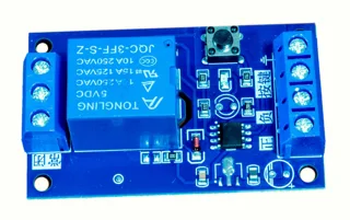 IMZ Moduł przekaźnika bistabilnego 5 V z przyciskiem i wejściem Trigger