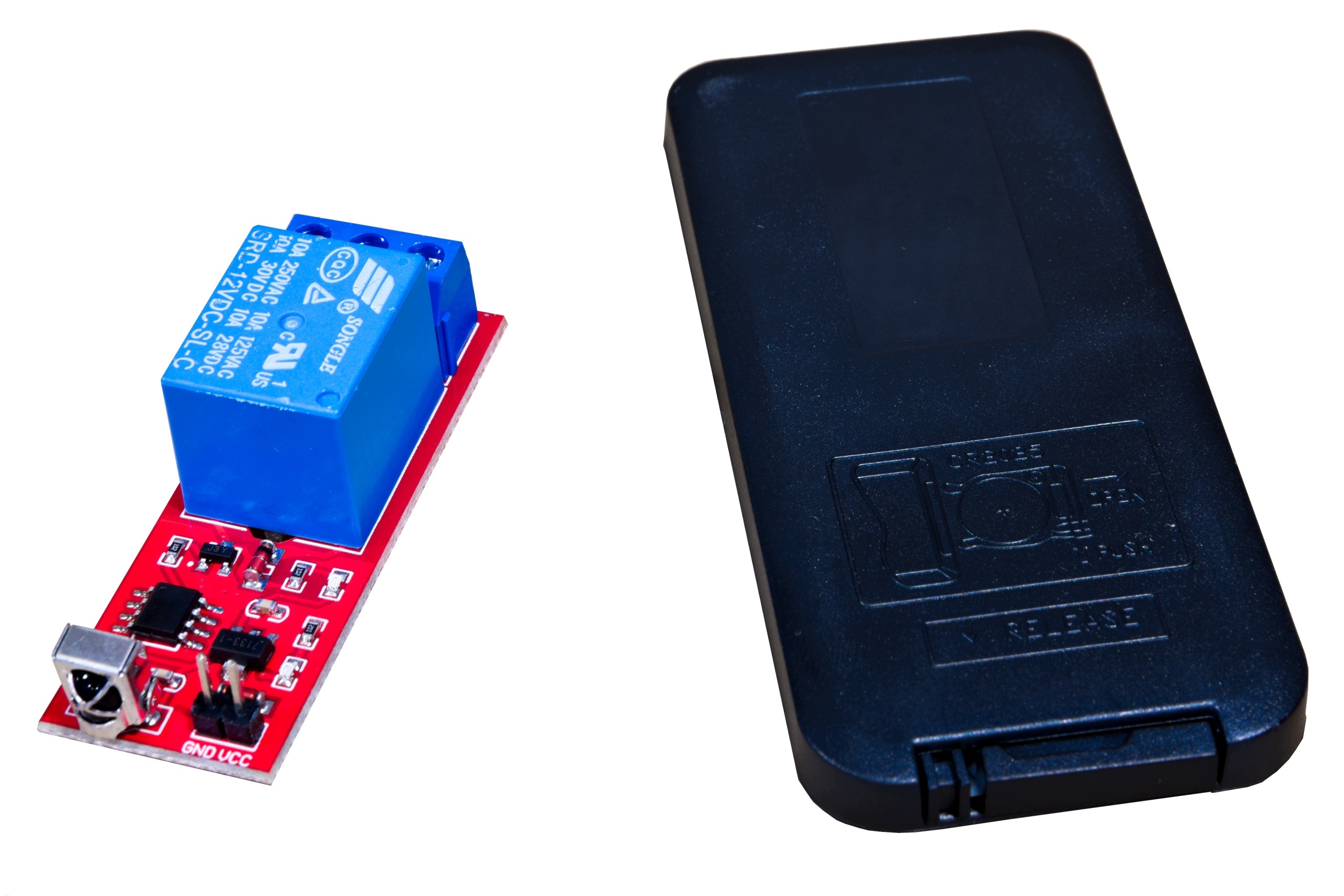 MZ Moduł przekaźnika 5V sterowany pilotem IR 38kHz (ON/OFF) 10A — zdjęcie produktu