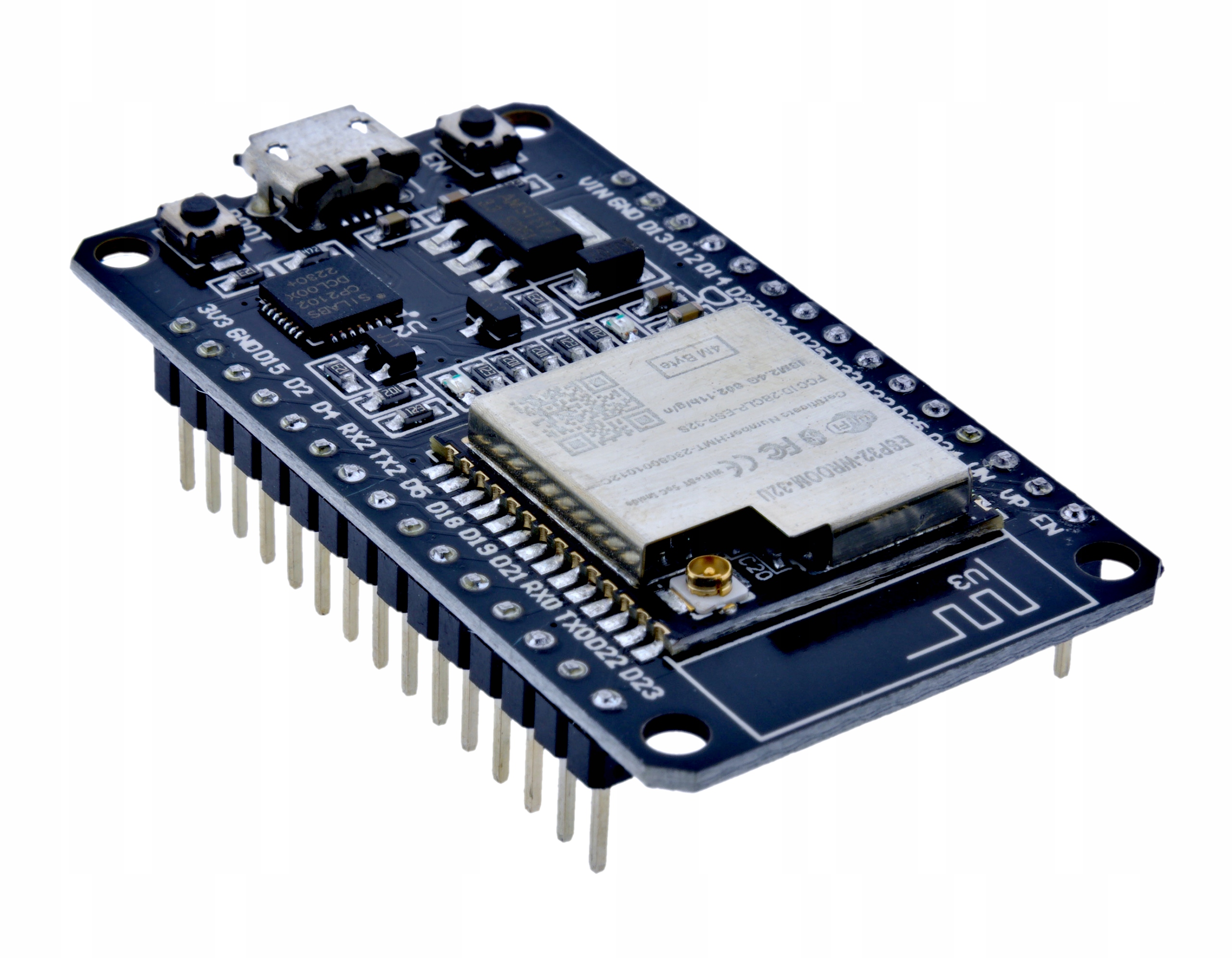 IMZ Płytka ESP32-WROOM-32U 30pin CP2102 z anteną WiFi 2.4GHz — zdjęcie produktu