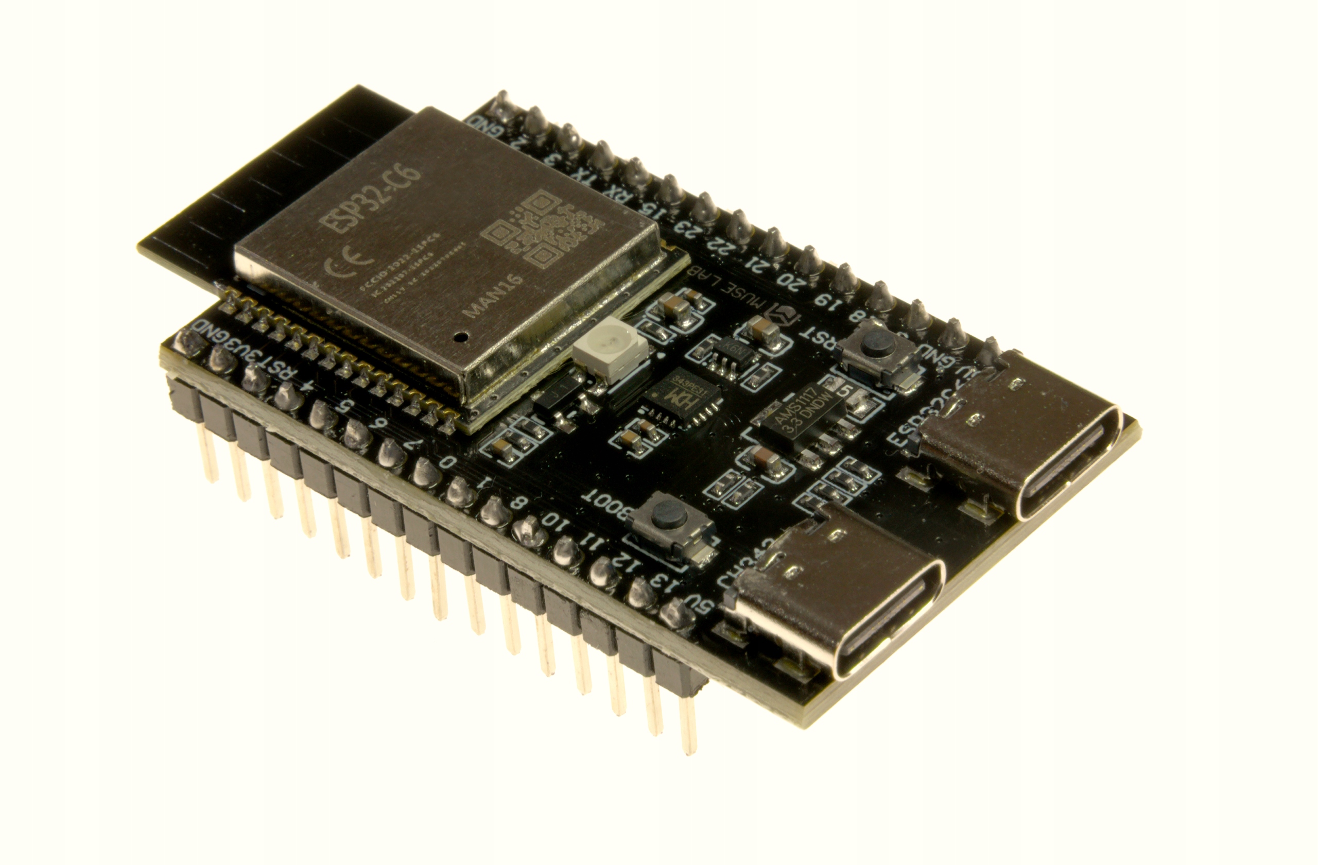 IMZ Moduł ESP32-C6 N16 zlutowany - 16MB FLASH WiFi6, Bluetooth BLE 5.0, Zigbee, Matter Thread — zdjęcie produktu